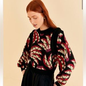 NWT. Farm rio banana sweater
